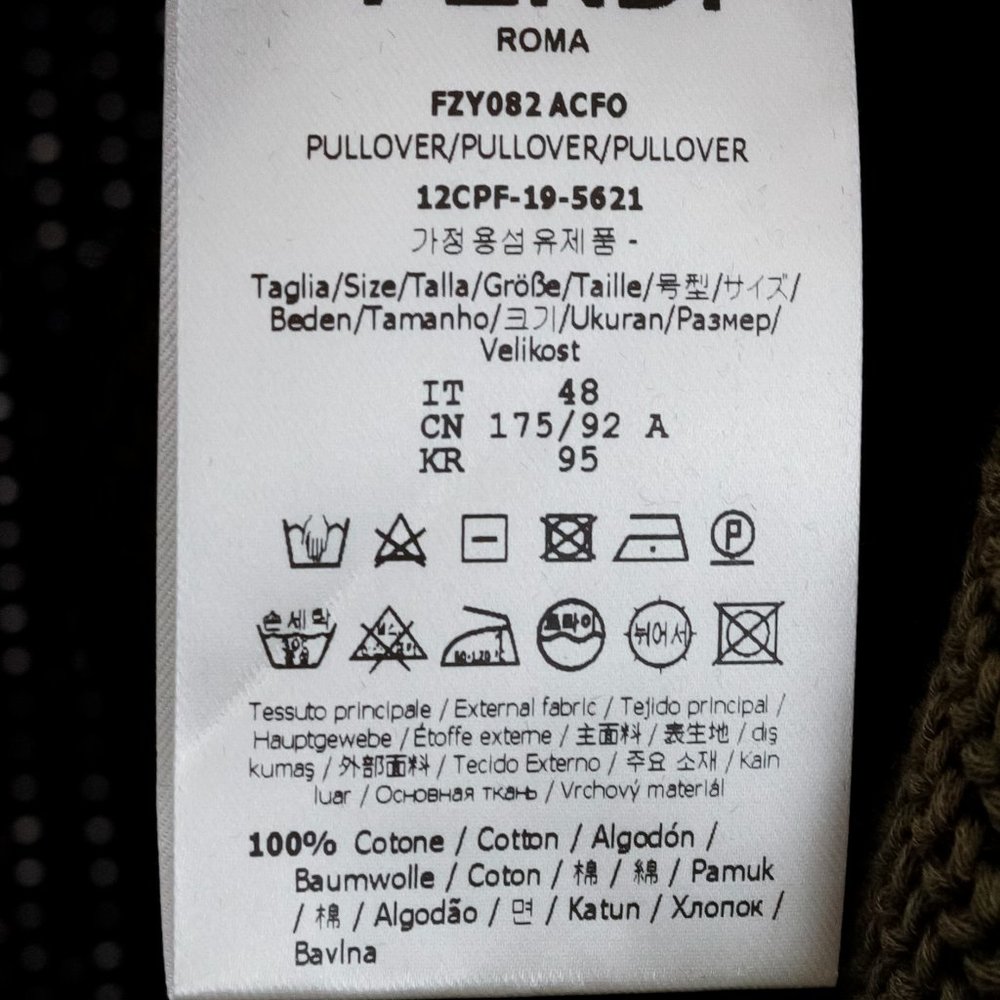Fendi Patchwork Knit Sweater - Picture 11 of 16